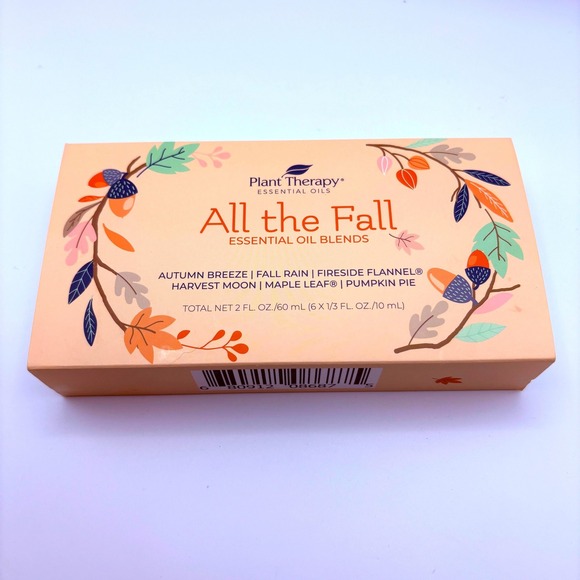 Plant Therapy All the Fall Essential Oil Blends Set Autumn Breeze Harvest Moon - Picture 2 of 4